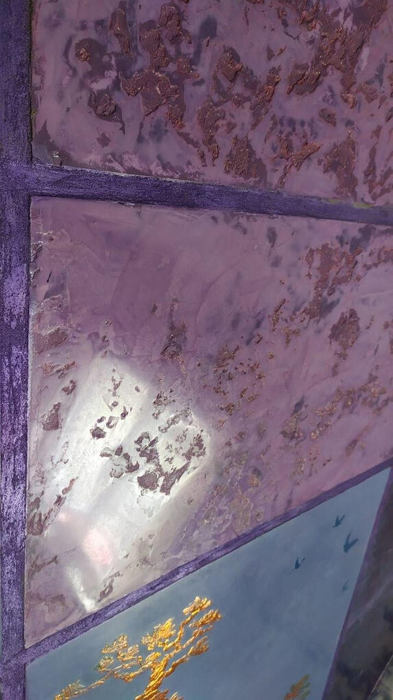 Grotto Violet Venetian plaster